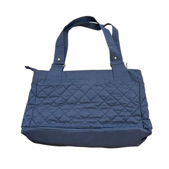 Brand new without Tags Ladies Baggallini Brand Large Blue Quilted Tote Bag - Picture 2 of 16